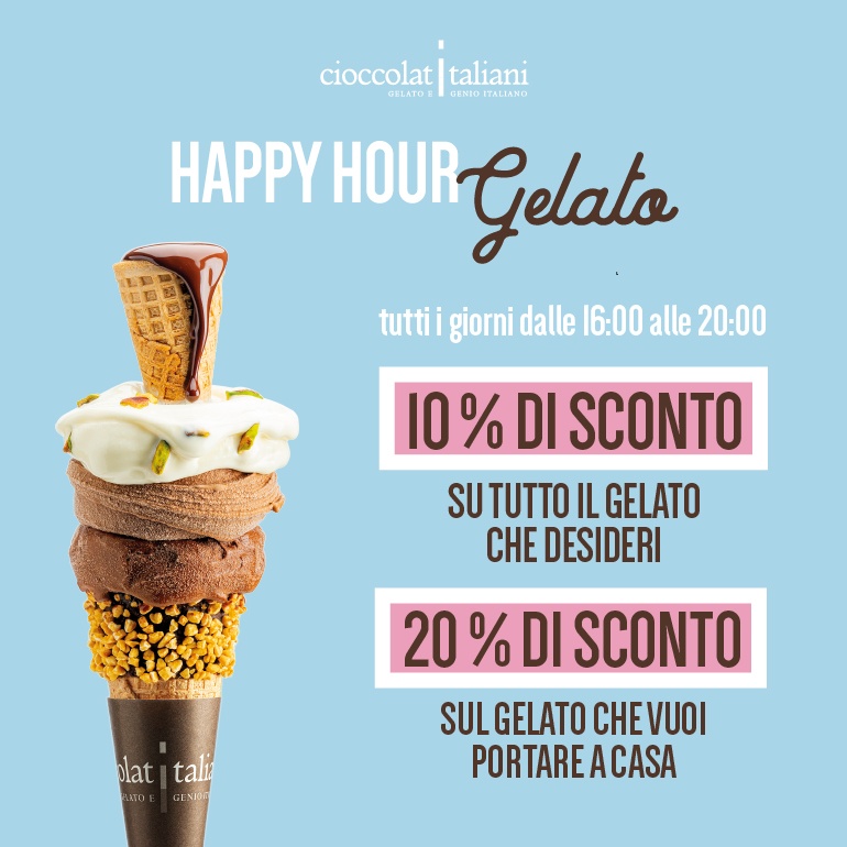 HAPPY HOUR GELATO - Cioccolatitaliani
